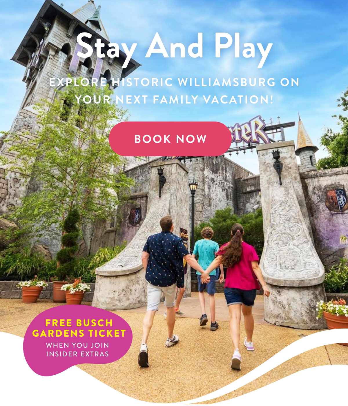Stay and Play | Explore historic Williamsburg on your next family vacation! Book now