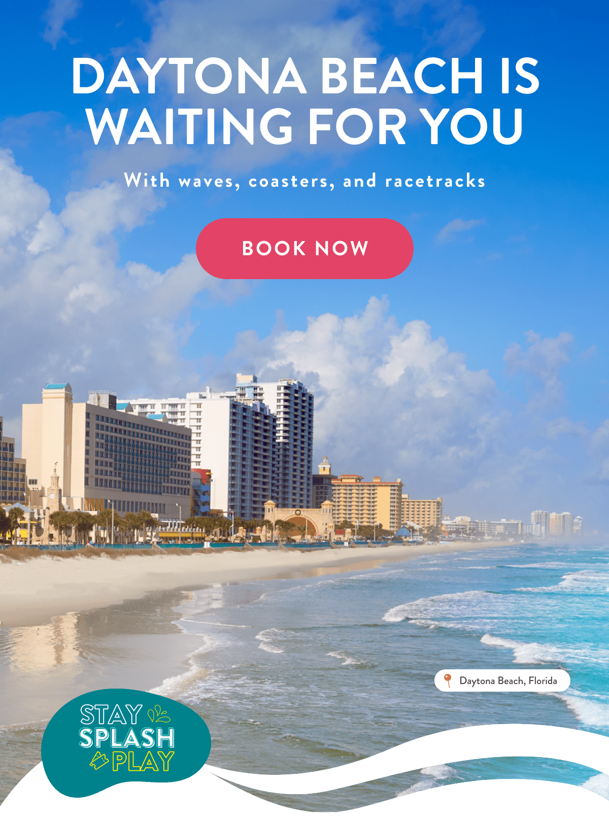 DAYTONA BEACH IS WAITING FOR YOU | With waves, coasters, and racetracks | BOOK NOW