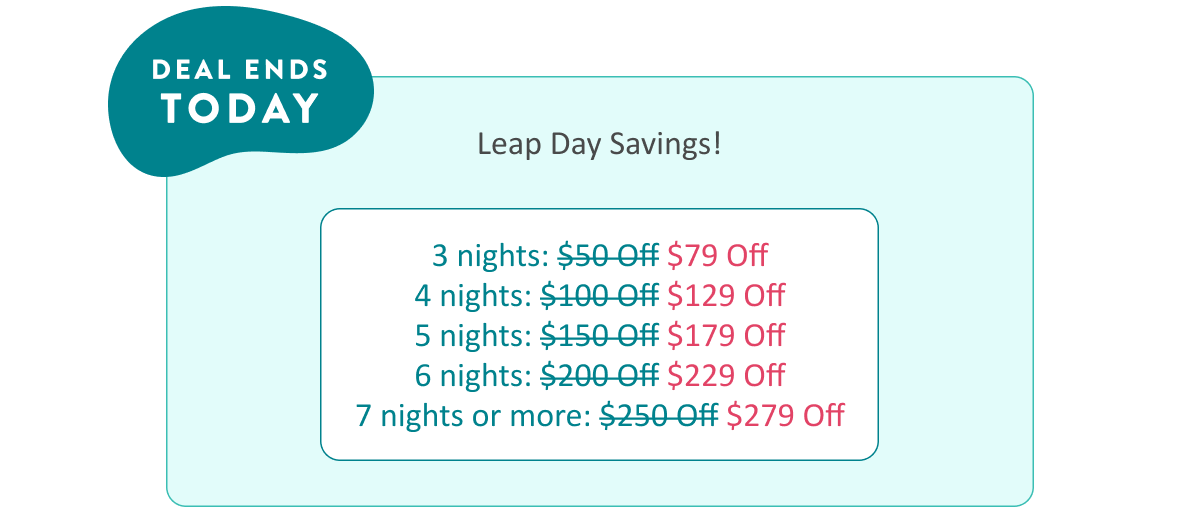 DEAL ENDS TODAY